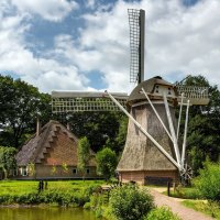 old water mill in the countryside