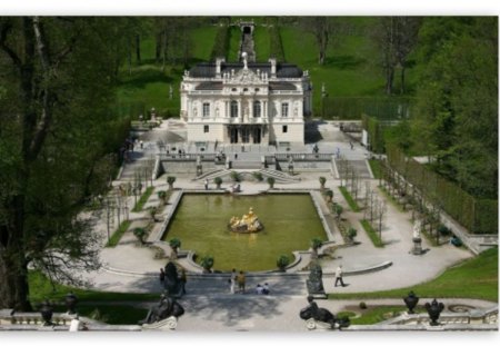 Linderhof castel german - din, germania, castel, medieval