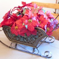 Sleigh with flowersâ™¥