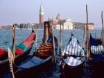 venice italy boats channels