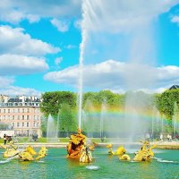 fountain and garden of verssailles