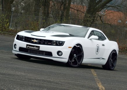 Camaro in white - zl1, chevrolet, ss, camaro