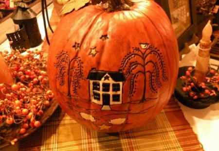 Happy-Halloween.... - still life, halloween decor, abstract, pumpkin