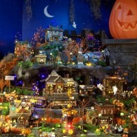 A Halloween Village