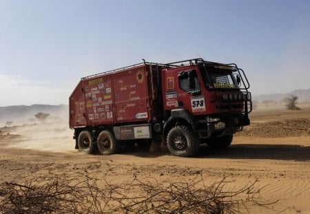 Renault Dakar Race Truck - endurance, rally, thrill, offroad