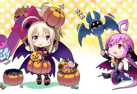 Anime halloween - anime, halloween, nice, cute