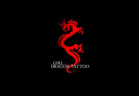 The Girl With The Dragon Tatoo - salander, lisbethsalander, the girl with the dragon tatoo, black, lisbeth, white, dark, red, fog, millenium