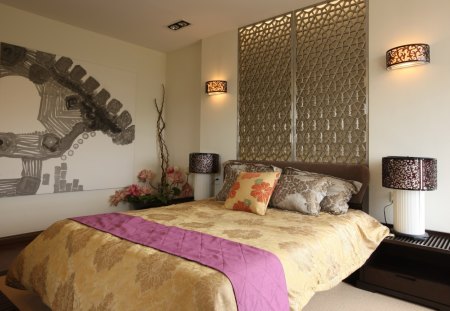 BEAUTIFUL BED ROOM - nice, home, hot, cool, wallpaper