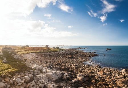 Lighthouse of the Virgin Island - lighthouse, virgin, coast, island