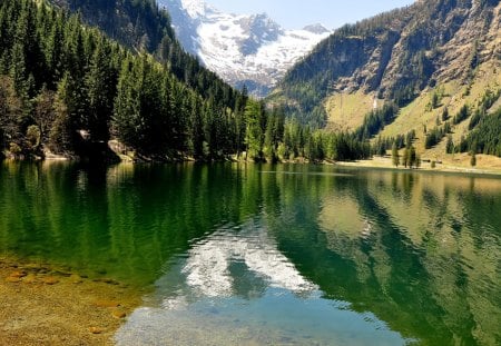 BLACK LAKE AUSTRIA - sea, loch, lake, seen