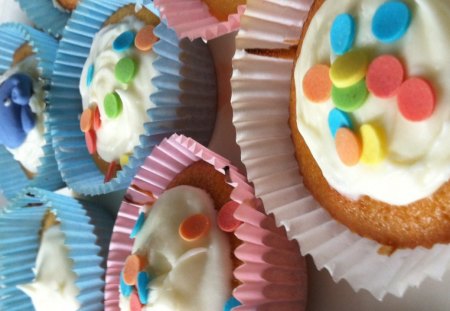 Pretty cupcakes - cupcake, food, baking, edible