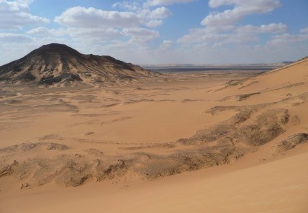 Desert - nature, hot, beautiful, desert, dunes