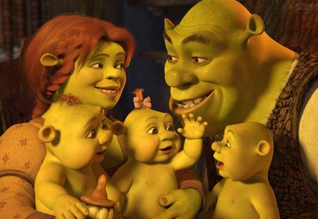 Shrek and his family - entertainment, movies, people, other