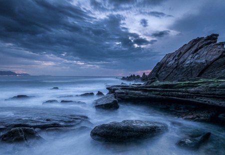 â™¥Bâ™¥Lâ™¥Uâ™¥Eâ™¥  - ocean, landscape, blue, waves