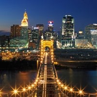 'John Roebling Suspension Bridge'