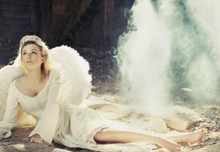 SWEET ANGEL - woman, sweet angel, fantasy, angel