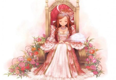 dolly - doll, anime, princess, cute