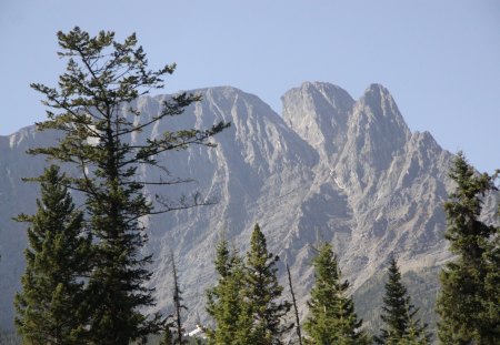 Mountains view 69 - summit, sky, mountains, photography, trees, blue, green