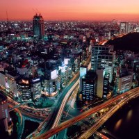 tokyo at dusk