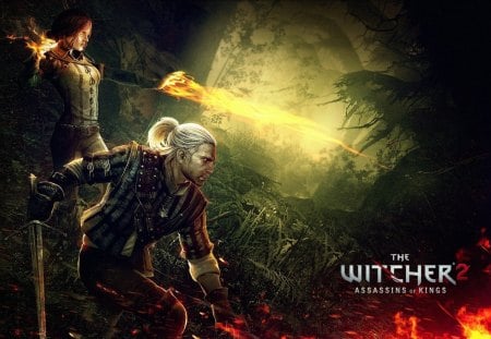 Witcher: Assassin of Kings - bounty hunter, fantasy, warrior, sorcerer, triss merigold