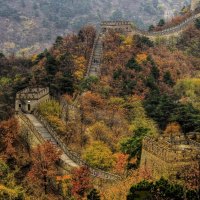 magnificent great wall landscape hdr