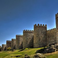 fortress in avila spain