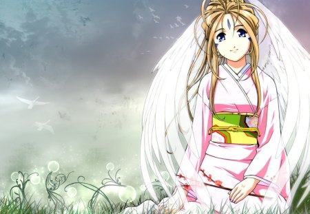 Ah! My Goddess - manga, anime, belldandy, wings, angel