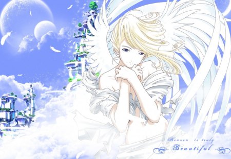 a beautiful angel from heaven - holly bell, manga, anime, lady