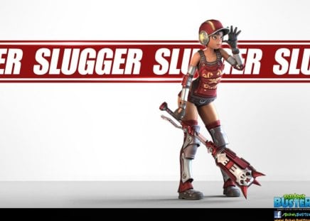 Brawl Busters - Slugger - girl, cute, slugger, video games