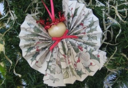 Christmas Angel♥ - decoration, forever, fashion, angel, entertainment, lovely, love, pink, sweet, tree, christmas, green, ribbon, bow