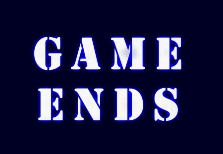 Game ends - challenge, wordings, game, ends