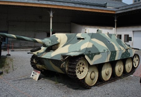 hetzer tank destroyer - tank destroyer, hetzer, ww2, museum