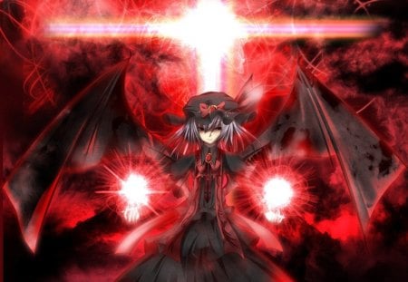 Remilia Scarlet - Touhou Project - vg, anime, touhou project, remilia scarlet, demon, video game