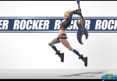 Brawl Busters -rocker - rocker, girl, cute, video games, brawl busters