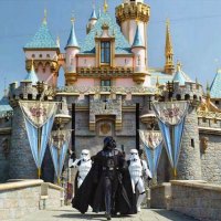 darth vadar at disneyland