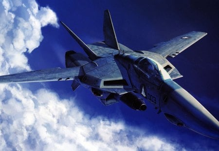 ~Fighter Plane of Military~ - fighter, attractions in dreams, blue, creative pre-made, beautiful, military, attack enemy, aircraft, formidable, most downloaded, love four seasons, sky