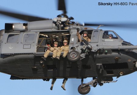 Sikorsky - hh60g, sikorsky, pave, hawk, helicopter