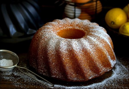 *** Sandy Babka *** - cake, pastry, food, sand, pie