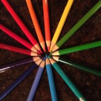 rainbow pencils!