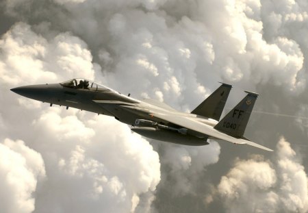 f 15 eagle - plane, eagle, f-15, military