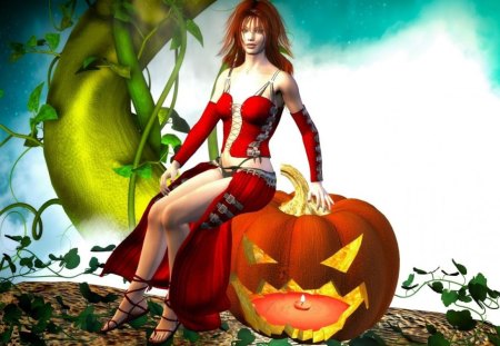 *** Waiting for Halloween *** - witch, fears, halloween, night, pumpkin, scary