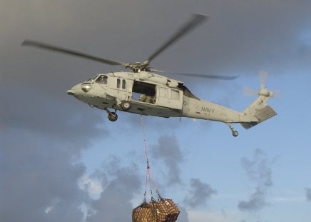 mh-60s vertrep - helo, vertrep, military, helicopter, cargo