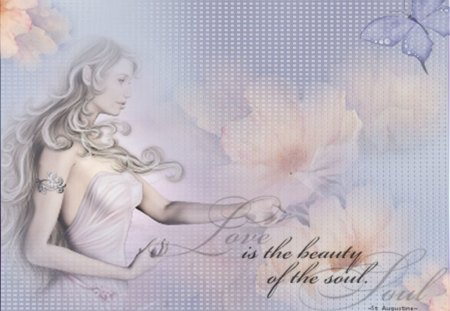 Beauty of the soul - girl, fantasy