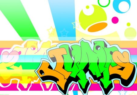 Jumps by Mattman - art, lines, ribbons, graffiti, circles, letters