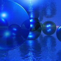 blue bubbles