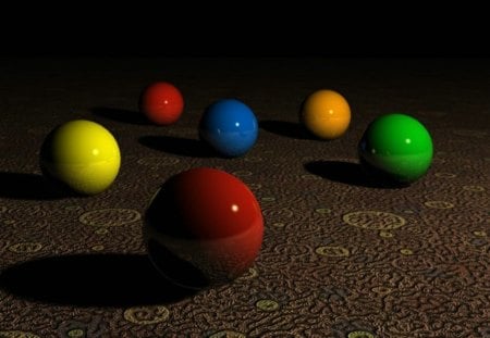 color balls - nice, multi color