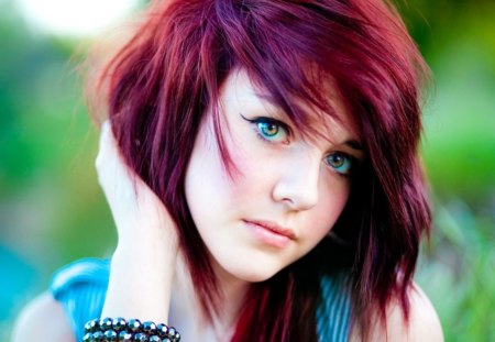 Tosha McCarter - tosha mccarter, redhead, girl, cute, eyes