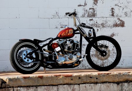 El-Flaco-Ironhead - ironhead, bike, el flaco, custom