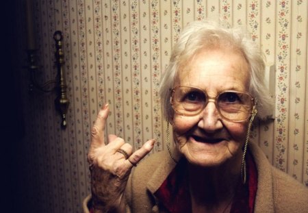 Rockin' Grandma - people, elder, other, granny