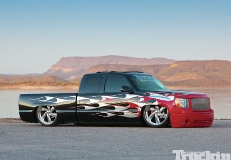 Time Machine - truck, lowered, custom, gmc